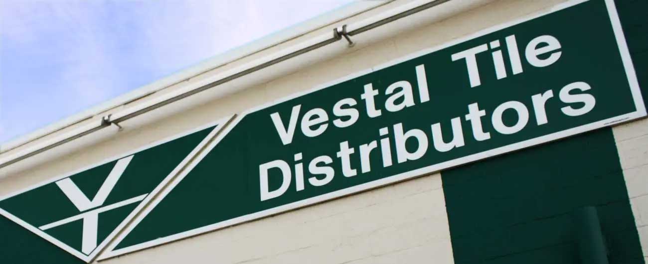 Vestal Tile Building Sign